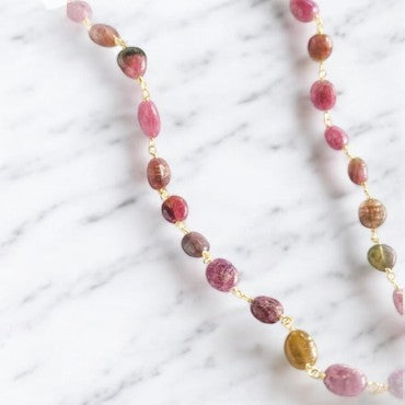 Agate Gemstone Gold Plated Sterling Silver Necklace